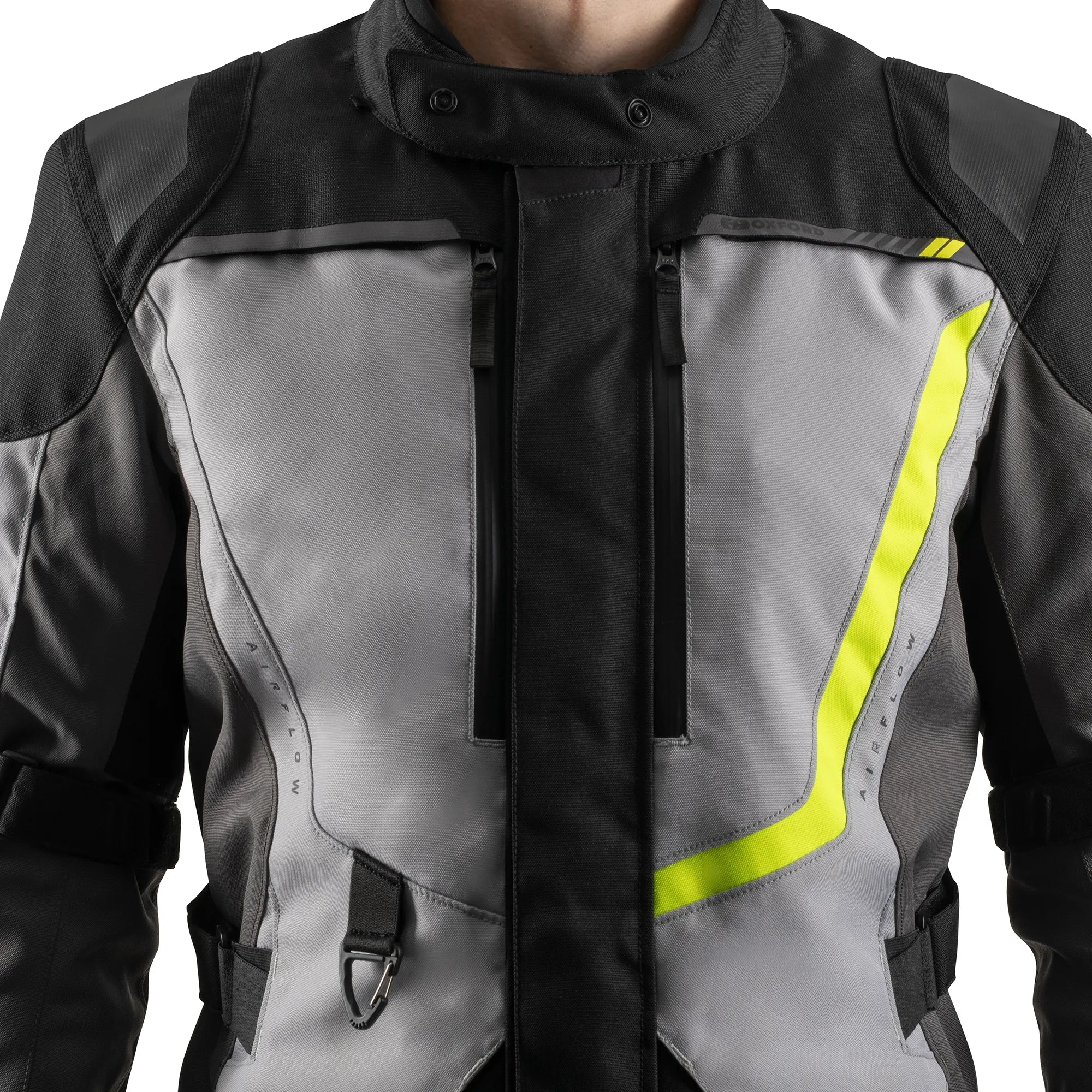 Oxford Montreal 5.0 Textile Jacket Grey / Black / Yellow
