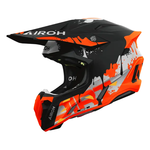 Airoh Twist 3 Dirt Matt off-road motorcycle helmet - three-quarter view
