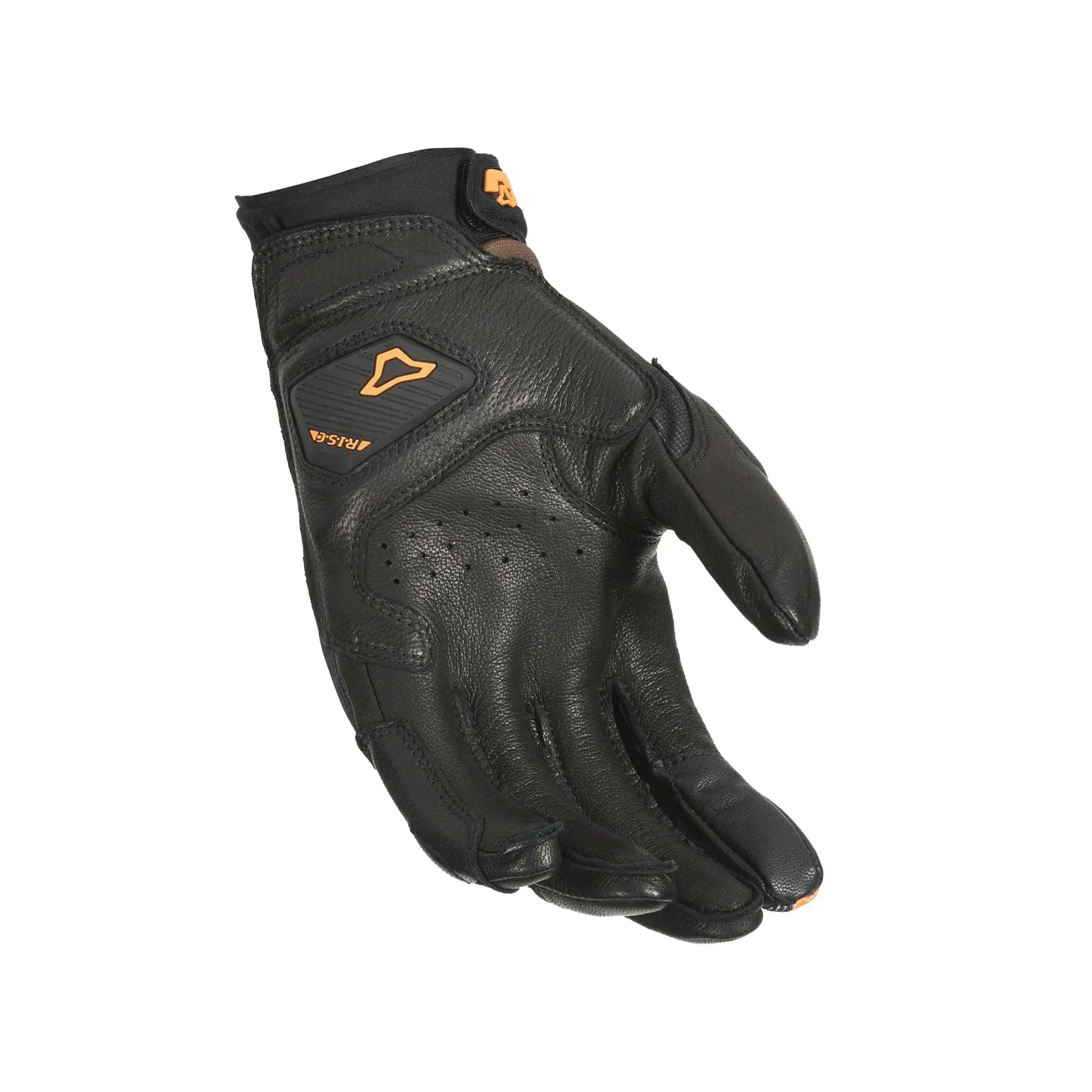 Macna Tanami Short Textile Gloves Black / Orange  - FREE UK Shipping, FREE 365 Day Returns | Moto Central