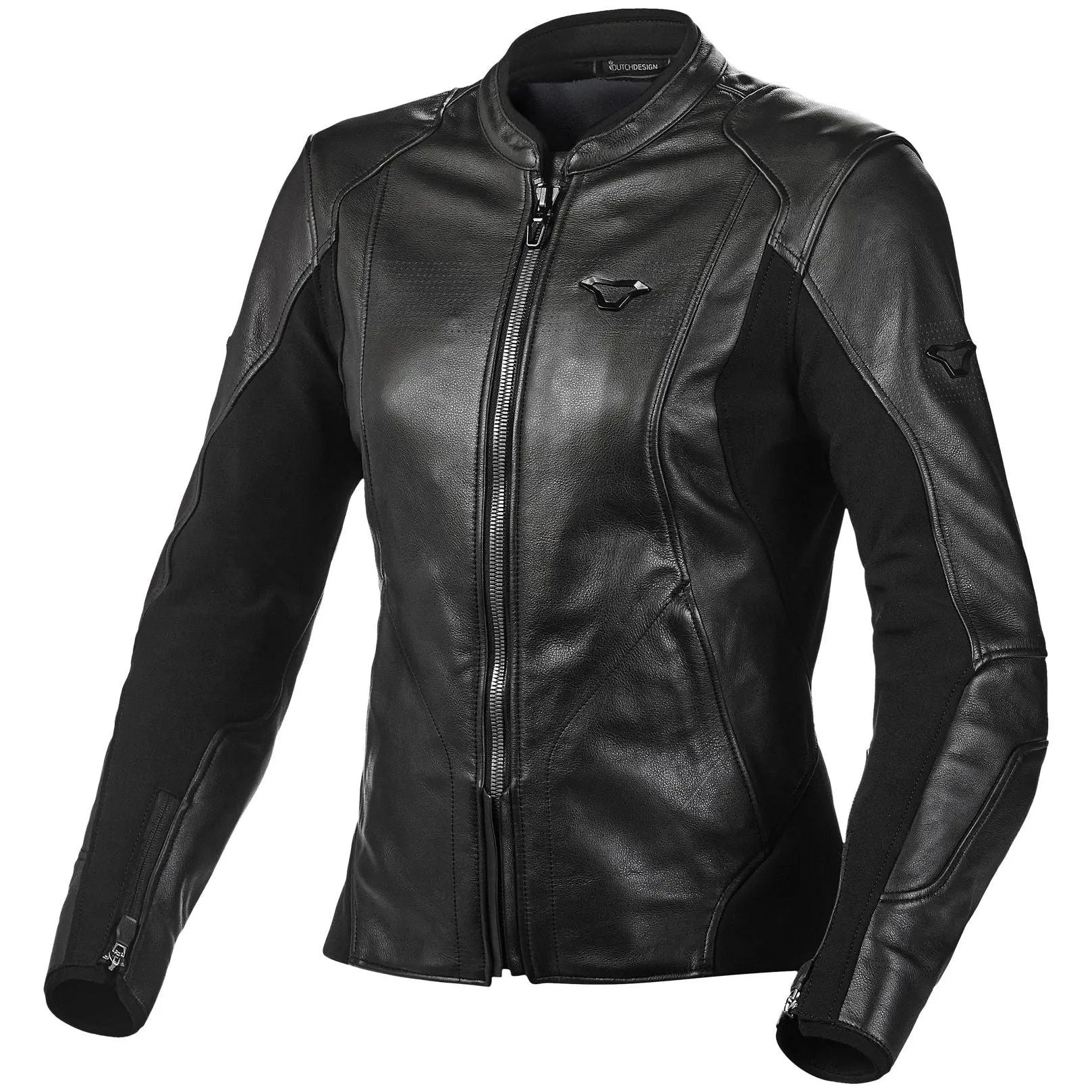 Macna Tequilla Leather Jacket Black – front view