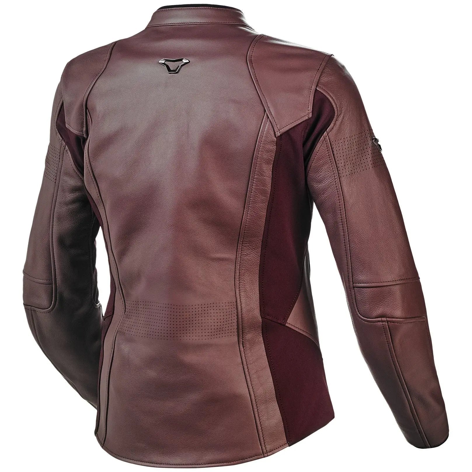Macna Tequilla Leather Jacket Bordeaux – rear view