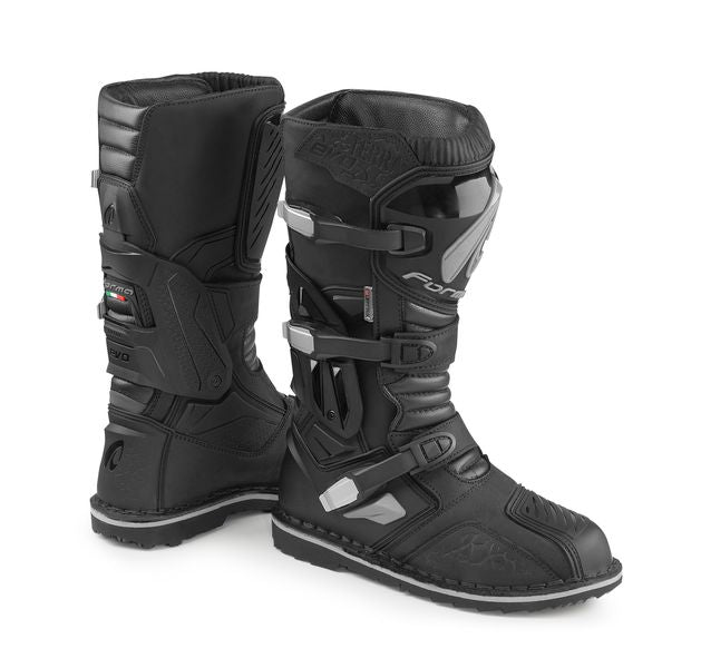 Forma Terra Evo Dry Adventure Boots Black - FREE UK Shipping, FREE 365 Day Returns | Moto Central