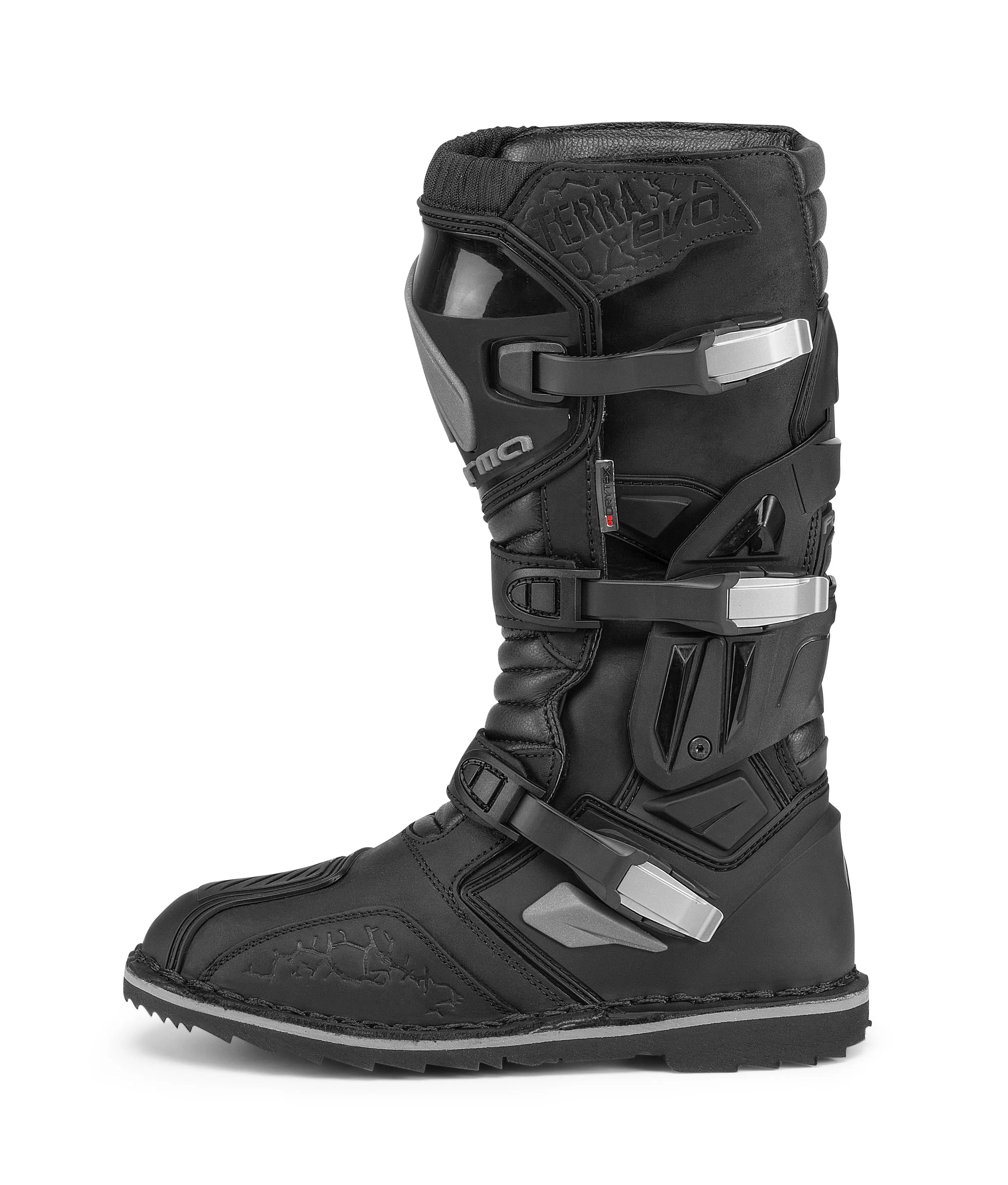 Forma Terra Evo Dry Adventure Boots Black  - FREE UK Shipping, FREE 365 Day Returns | Moto Central