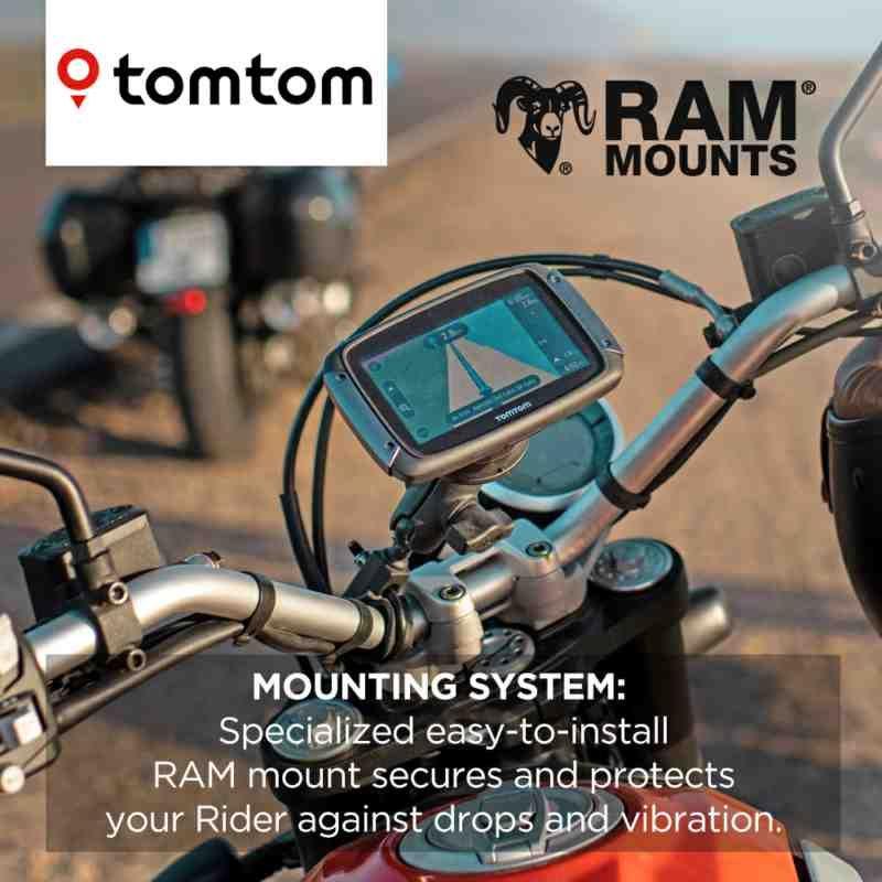 Tom Tom Rider 550 World Satellite Navigation System Black