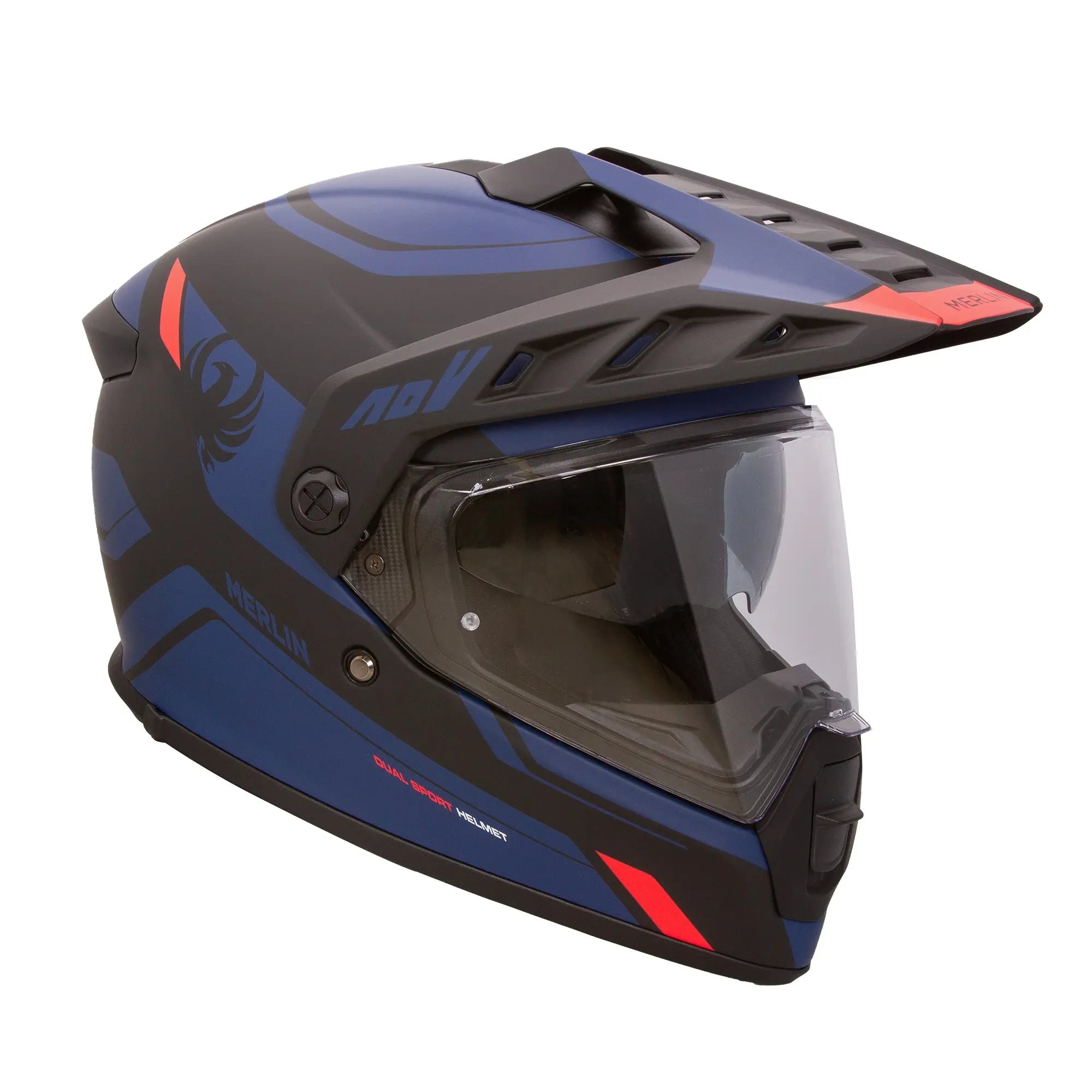 Merlin Torres Block Matt Blue FREE UK Delivery, FREE 365 Day Returns | Moto Central
