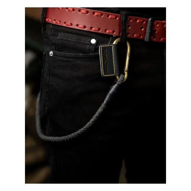 Trip Machine Braided Key Chain Black  - FREE UK Shipping, FREE 365 Day Returns | Moto Central