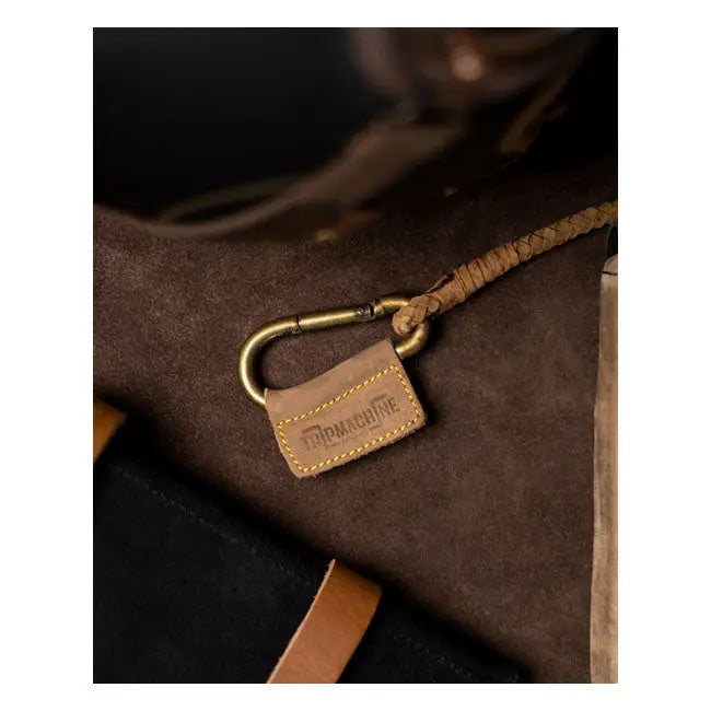 Trip Machine Braided Key Chain Tobacco  - FREE UK Shipping, FREE 365 Day Returns | Moto Central