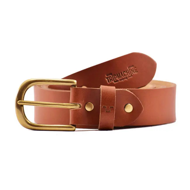 Trip Machine Classic Belt Vintage Tan  - FREE UK Shipping, FREE 365 Day Returns | Moto Central