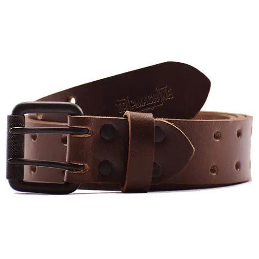 Trip Machine Double Pin Belt Tobacco Brown — front product view