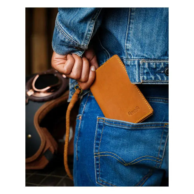 Trip Machine Explorer Wallet Vintage Tan  - FREE UK Shipping, FREE 365 Day Returns | Moto Central