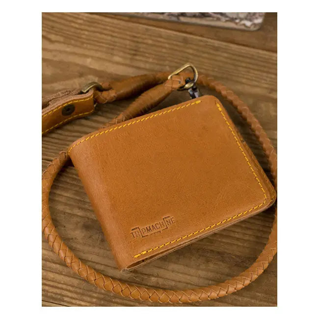 Trip Machine Guitarists Wallet Vintage Tan  - FREE UK Shipping, FREE 365 Day Returns | Moto Central
