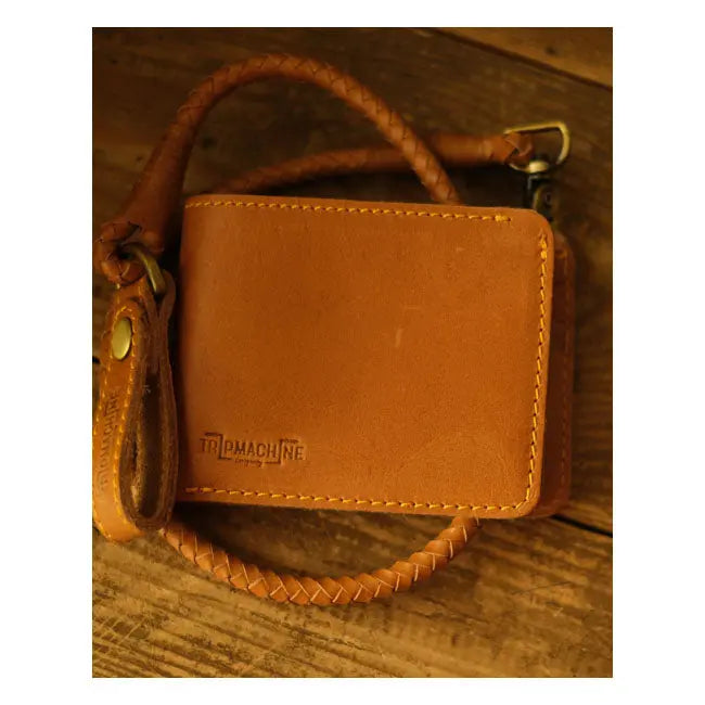 Trip Machine Guitarists Wallet Vintage Tan  - FREE UK Shipping, FREE 365 Day Returns | Moto Central