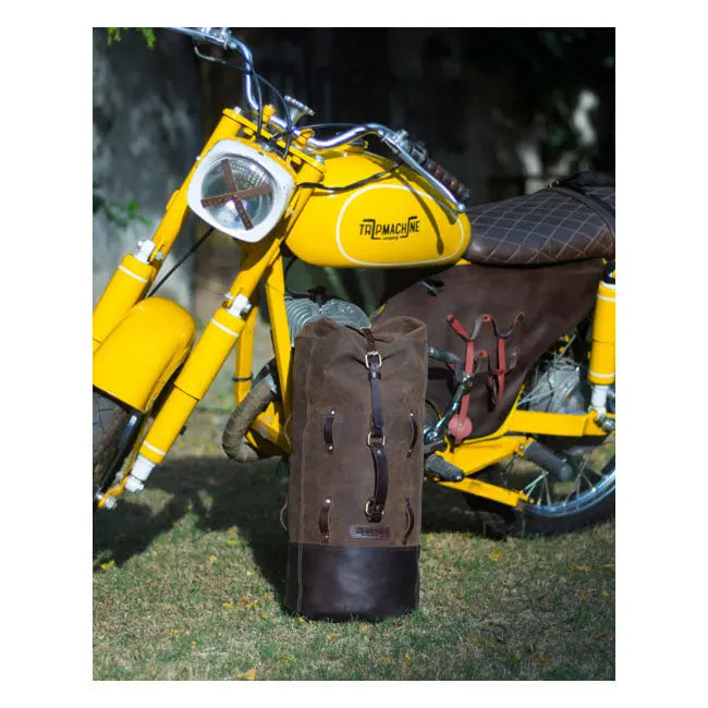 Trip Machine Military Duffle Bag Tobacco Brown  - FREE UK Shipping, FREE 365 Day Returns | Moto Central