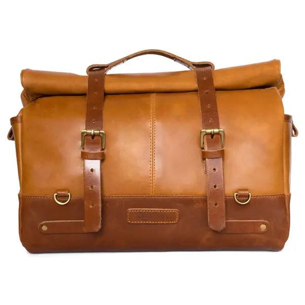 Trip Machine Outlaw Saddlebag Vintage Tan front product view
