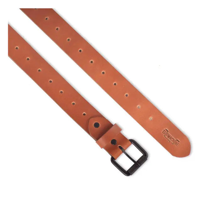 Trip Machine Single Pin Belt Vintage Tan  - FREE UK Shipping, FREE 365 Day Returns | Moto Central