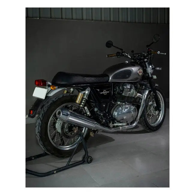 Trip Machine Universal Classic Leather Tank Pad Set Black Suede  - FREE UK Shipping, FREE 365 Day Returns | Moto Central