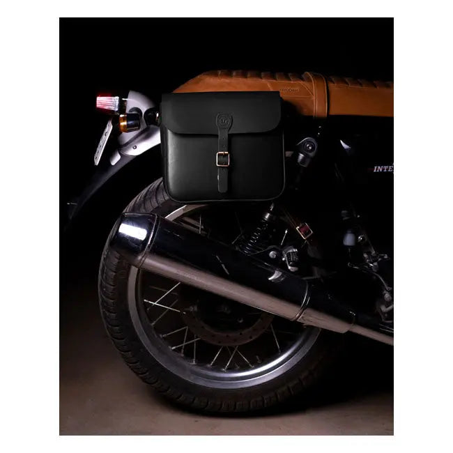 Trip Machine Universal Classic Saddlebag Black  - FREE UK Shipping, FREE 365 Day Returns | Moto Central