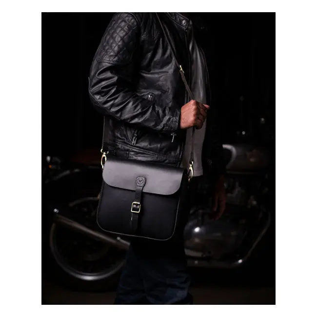 Trip Machine Universal Classic Saddlebag Black  - FREE UK Shipping, FREE 365 Day Returns | Moto Central