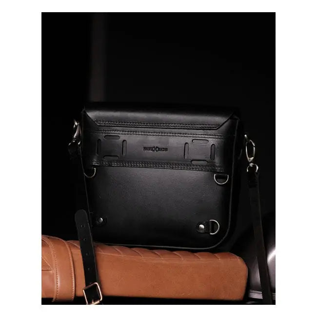 Trip Machine Universal Classic Saddlebag Black  - FREE UK Shipping, FREE 365 Day Returns | Moto Central