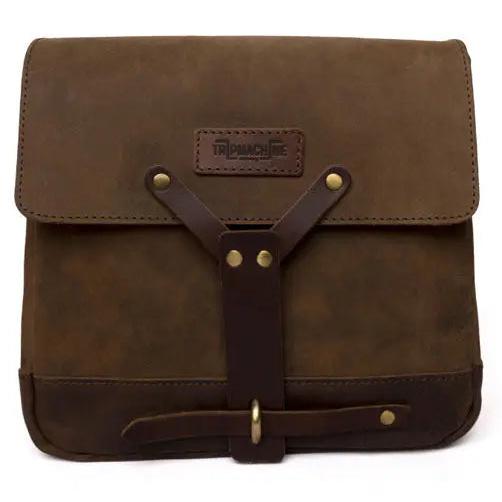 Trip Machine Universal Messenger Bag Tobacco Brown - front product view