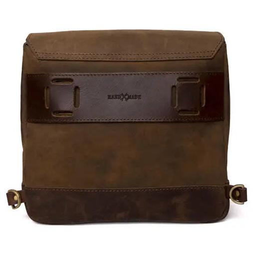 Trip Machine Universal Messenger Bag Tobacco Brown - rear product view