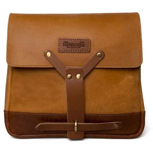 Trip Machine Universal Messenger Bag Vintage Tan - front product view