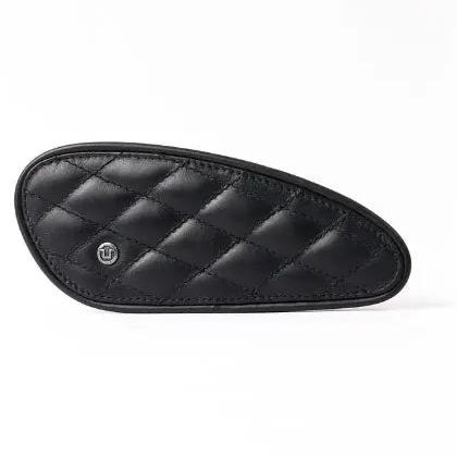Trip Machine Universal Mini Diamond Tank Pads Black - single black diamond leather mini tank pad
