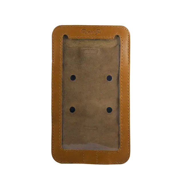 Trip Machine Universal Phone Pouch Vintage Tan  - FREE UK Shipping, FREE 365 Day Returns | Moto Central
