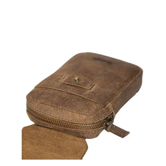 Trip Machine Utility Pouch Tobacco  - FREE UK Shipping, FREE 365 Day Returns | Moto Central