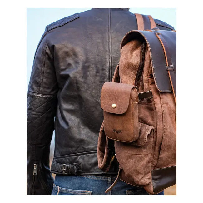 Trip Machine Utility Pouch Tobacco  - FREE UK Shipping, FREE 365 Day Returns | Moto Central