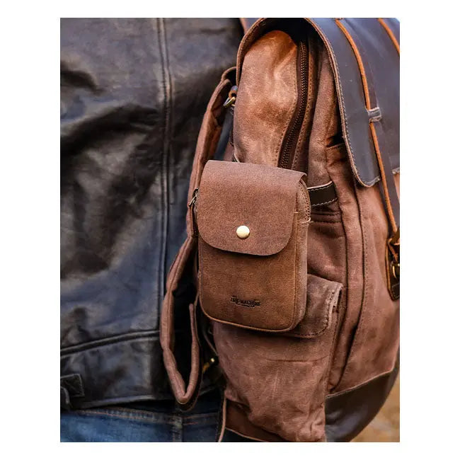 Trip Machine Utility Pouch Tobacco  - FREE UK Shipping, FREE 365 Day Returns | Moto Central
