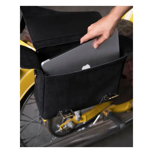 Trip Machine Warrior Saddlebag Black  - FREE UK Shipping, FREE 365 Day Returns | Moto Central