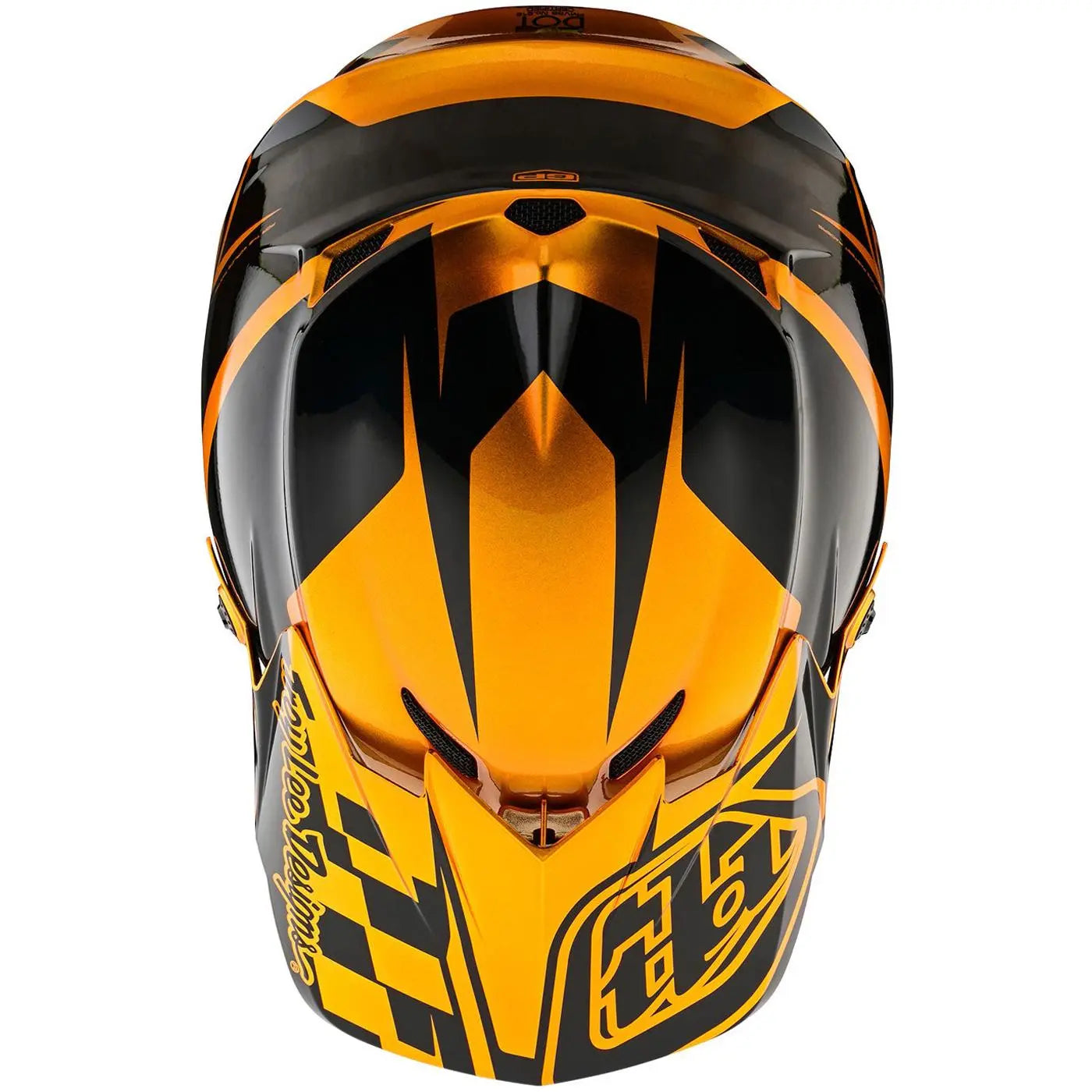 Troy Lee Designs GP Check Up MX Helmet Gold / Black FREE UK Delivery, FREE 365 Days Return - Moto Central