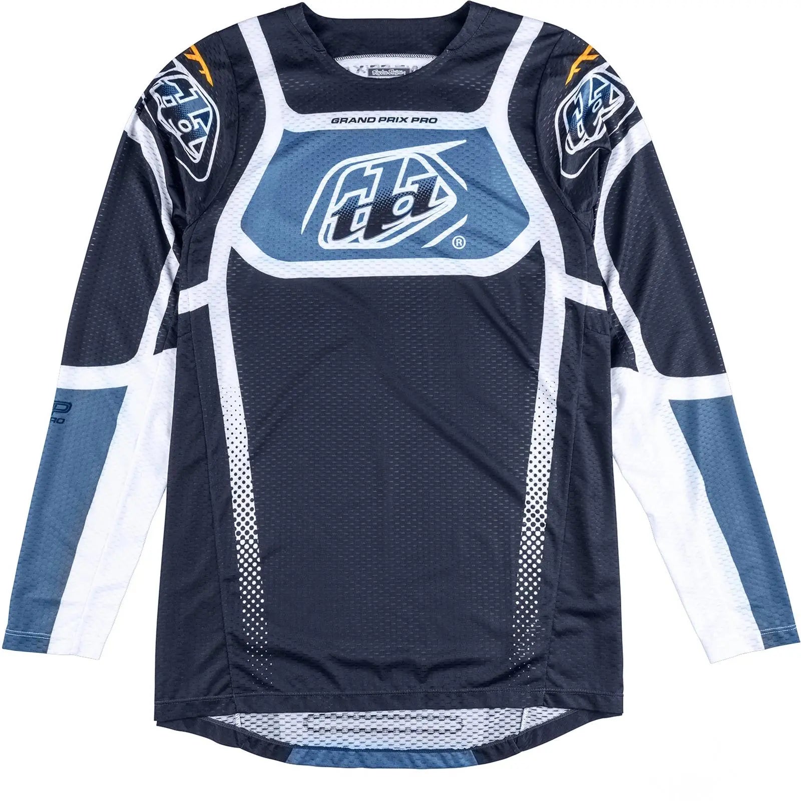 Troy Lee Designs GP Pro Air Bands Motocross Jersey Dark Navy FREE UK Delivery, FREE 365 Days Return - Moto Central