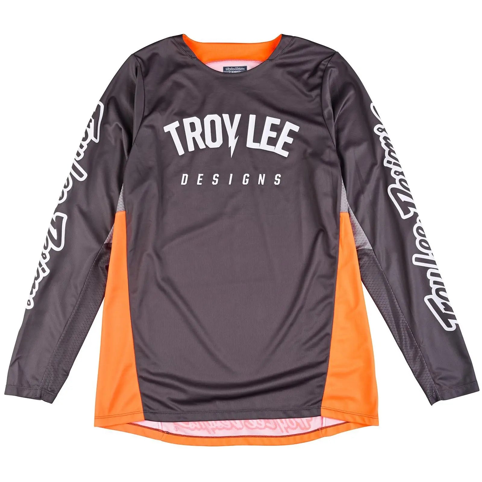 Troy Lee Designs GP Pro Boltz Motocross Jersey Dark Grey / Neon Orange FREE UK Delivery, FREE 365 Days Return - Moto Central