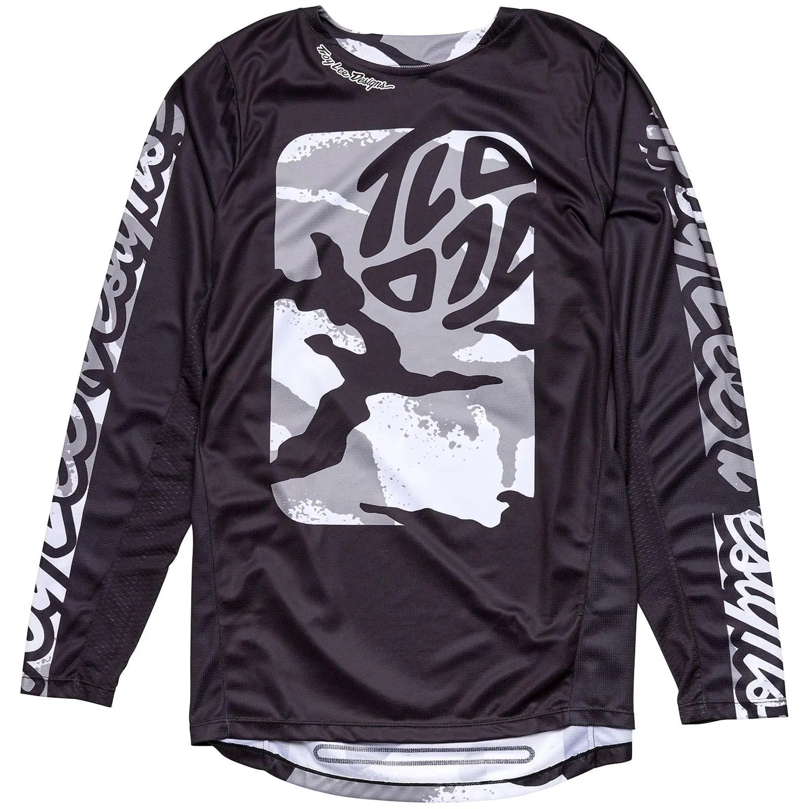Troy Lee Designs GP Pro Boxed In Motocross Jersey Black / White FREE UK Delivery, FREE 365 Days Return - Moto Central