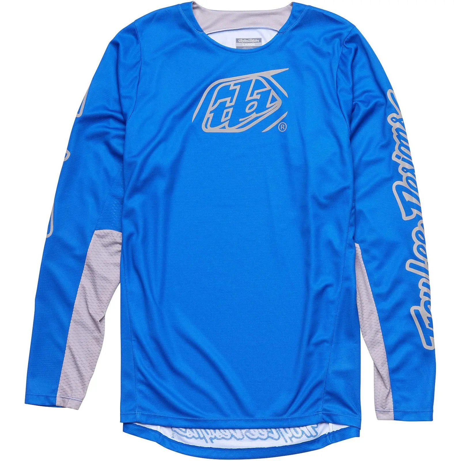 Troy Lee Designs GP Pro Icon Motocross Jersey Blue / Silver FREE UK Delivery, FREE 365 Days Return - Moto Central