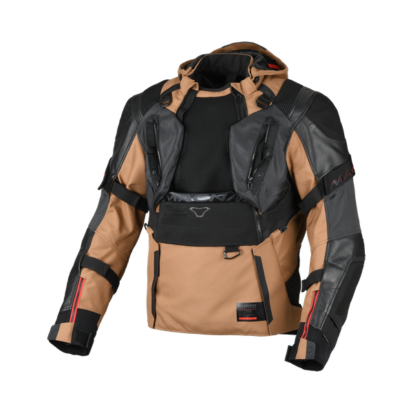 Macna Tryton Textile Jacket Brown / Black FREE UK Delivery, FREE 365 Day Returns | Moto Central