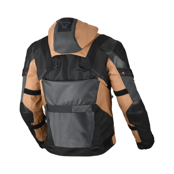 Macna Tryton Textile Jacket Brown / Black FREE UK Delivery, FREE 365 Day Returns | Moto Central