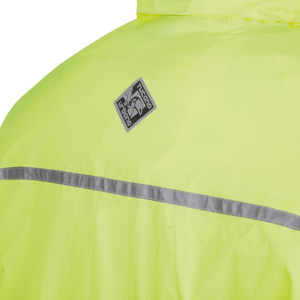 Tucano Urbano Nano Rain Jacket Plus Hydroscud Super-Compact Raincoat Jacket Fluo Yellow