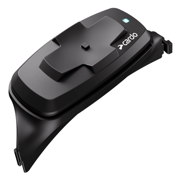 Cardo Shoei integrated intercom module for FRC 4X and Packtalk S in angled view