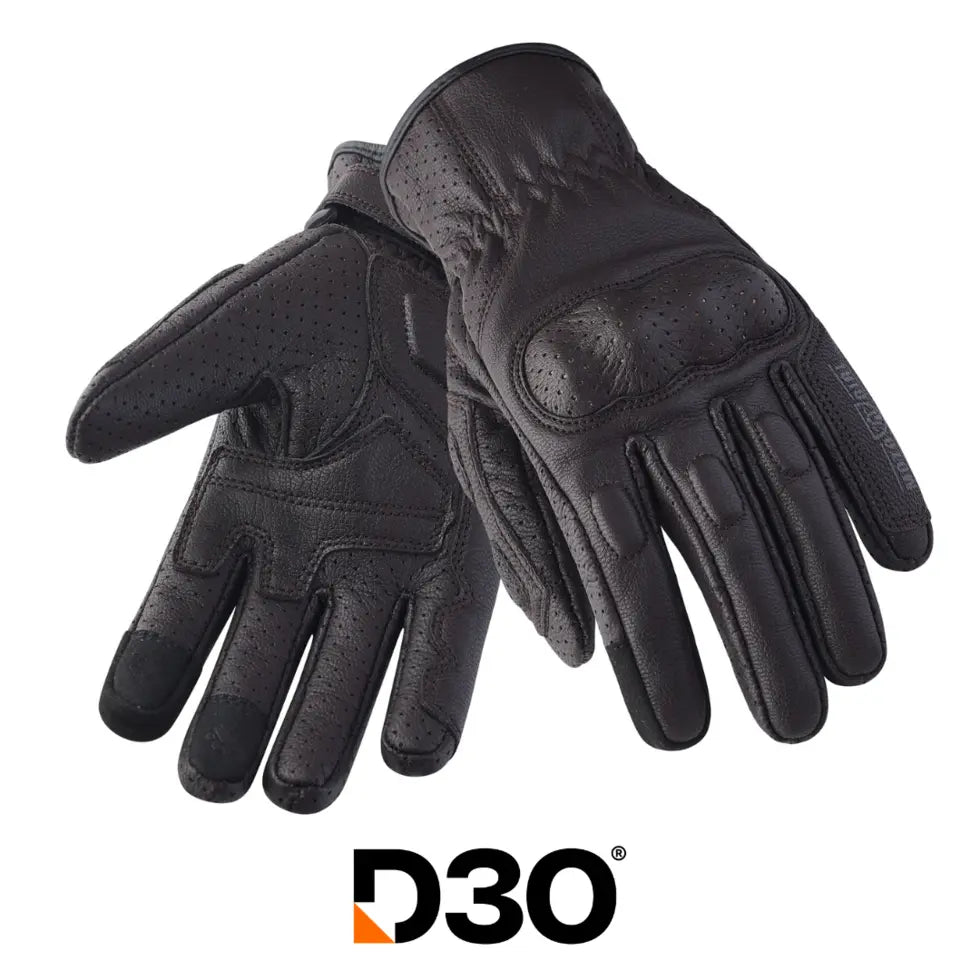 MotoGirl Yoko Ladies Leather Gloves Brown FREE UK Delivery, FREE 365 Day Returns | Moto Central