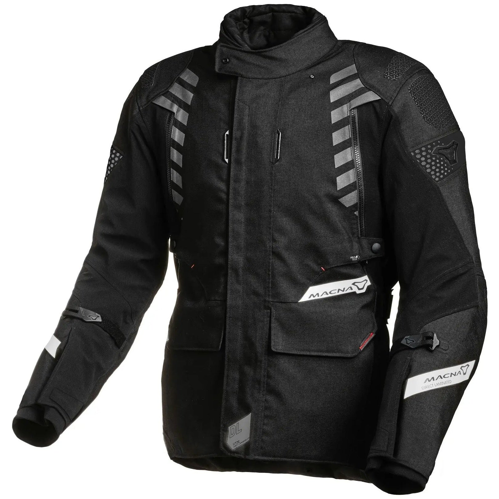 Macna Ultimax 2.0 Textile Jacket Black – front view
