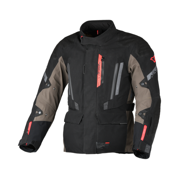 Macna Ultimax 2.0 Textile Jacket Black / Grey / Red - FREE UK Shipping, FREE 365 Day Returns | Moto Central