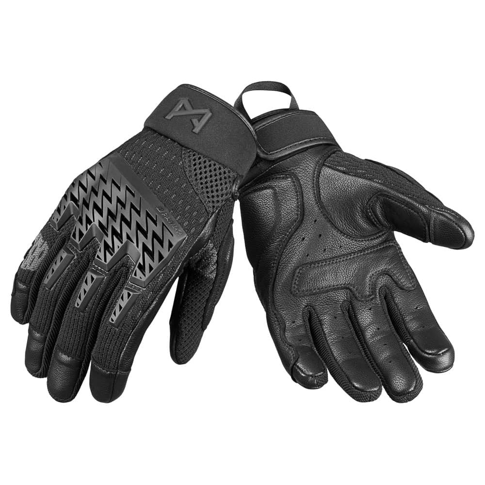 Pando Moto Vidar Gloves Black FREE UK Delivery, FREE 365 Day Returns | Moto Central