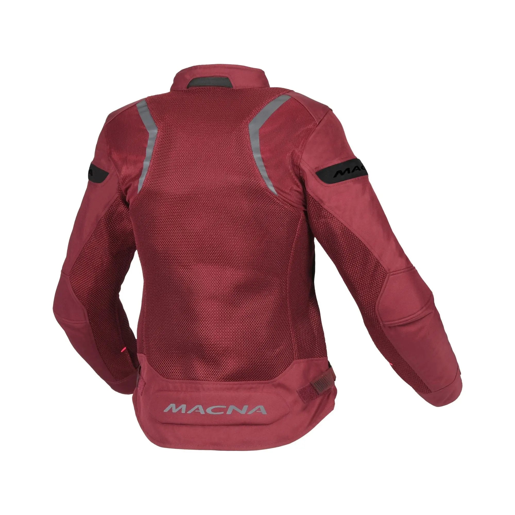 Macna Velotura Ladies Textile Jacket Bordeaux  - FREE UK Shipping, FREE 365 Day Returns | Moto Central