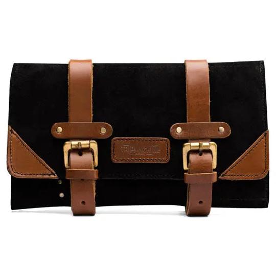 Trip Machine Universal Tool Roll Tobacco / Vintage Tan - closed front view