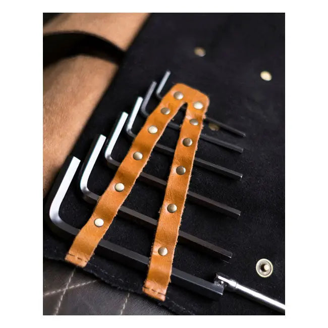 Trip Machine Universal Tool Roll Tobacco / Vintage Tan  - FREE UK Shipping, FREE 365 Day Returns | Moto Central