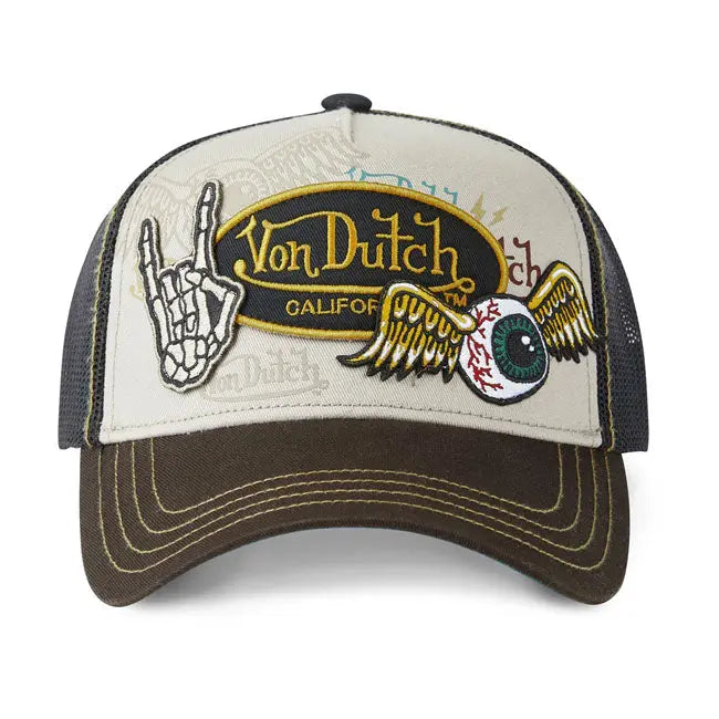 Von Dutch Patches 03 Cap  - FREE UK Shipping, FREE 365 Day Returns | Moto Central