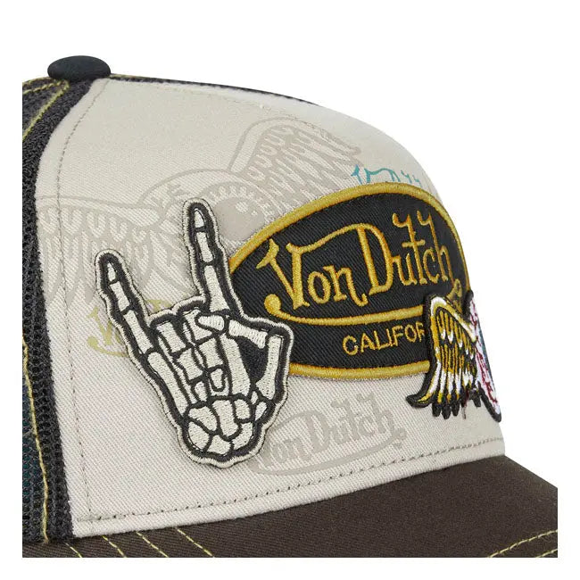 Von Dutch Patches 03 Cap  - FREE UK Shipping, FREE 365 Day Returns | Moto Central